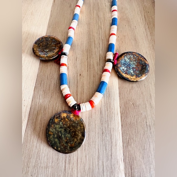 NIB GUCCI Beaded Anchor Necklace Authentic With Pouch Gift Box $970 - Picture 8 of 11